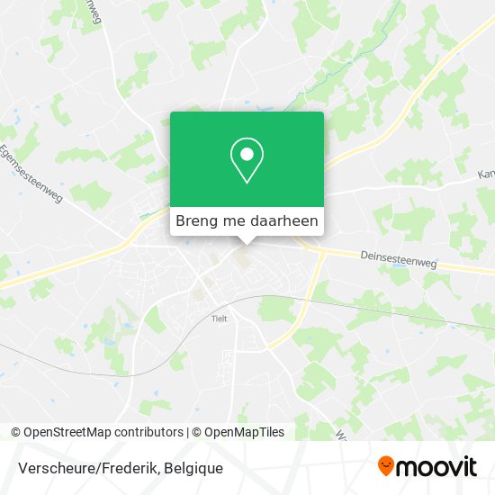 Verscheure/Frederik kaart