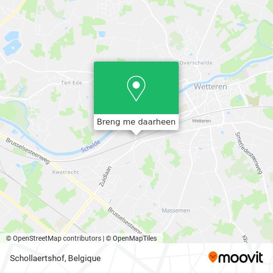 Schollaertshof kaart