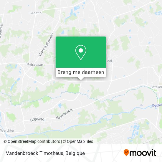 Vandenbroeck Timotheus kaart