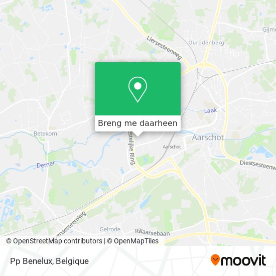 Pp Benelux kaart