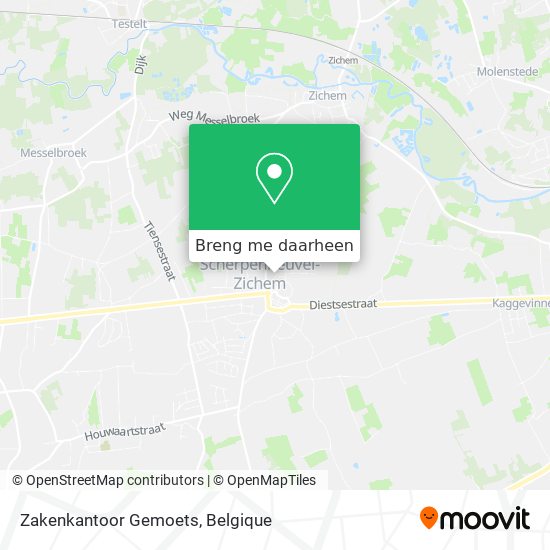 Zakenkantoor Gemoets kaart