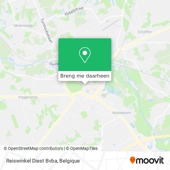 Reiswinkel Diest Bvba kaart