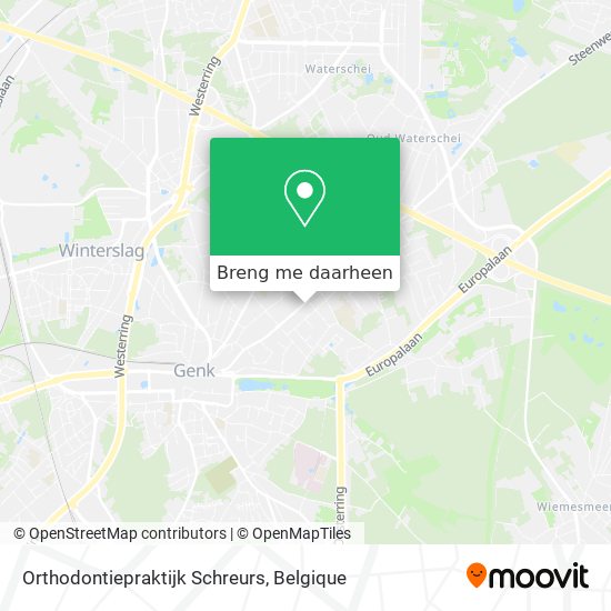 Orthodontiepraktijk Schreurs kaart