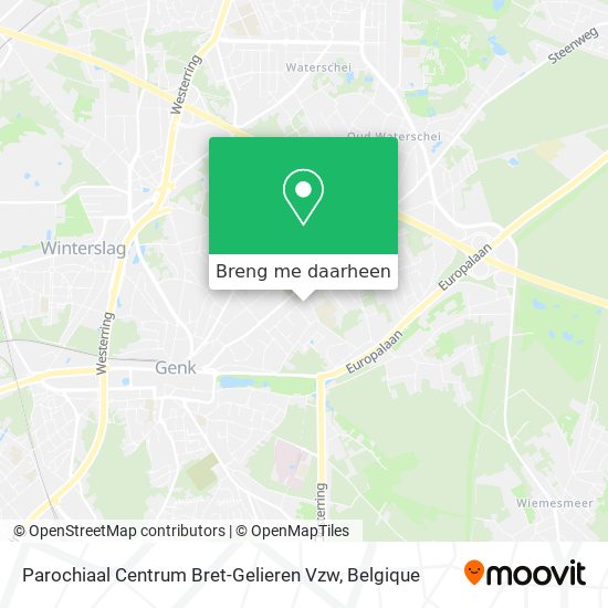 Parochiaal Centrum Bret-Gelieren Vzw kaart