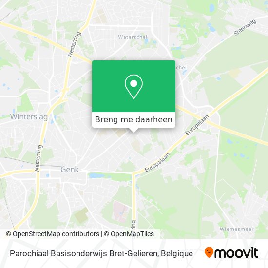 Parochiaal Basisonderwijs Bret-Gelieren kaart