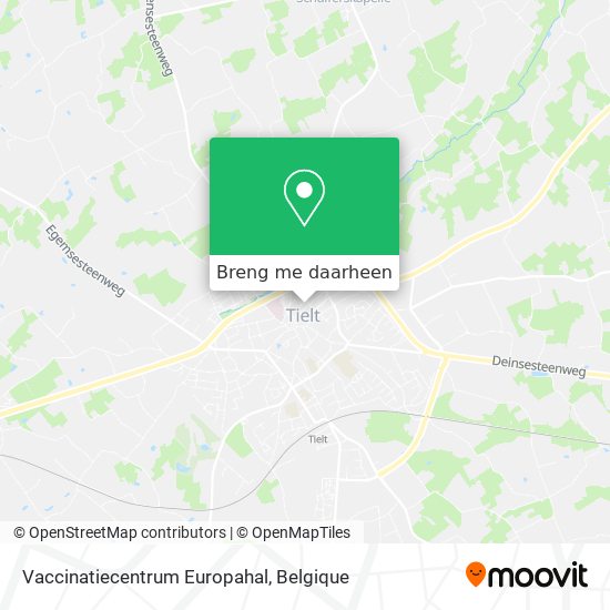 Vaccinatiecentrum Europahal kaart