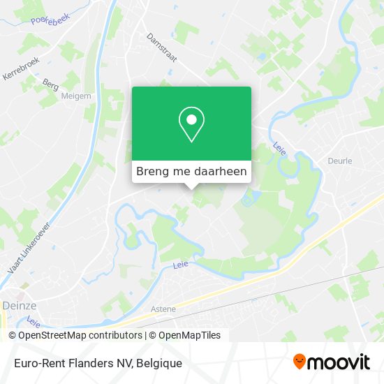 Euro-Rent Flanders NV kaart