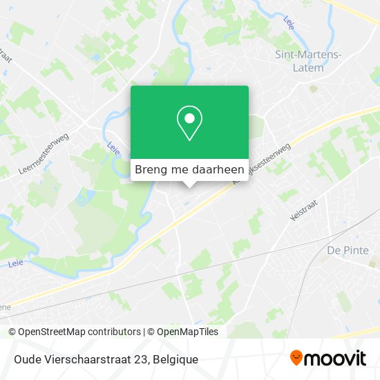 Oude Vierschaarstraat 23 kaart