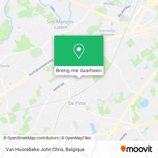 Van Hoorebeke John Chris kaart