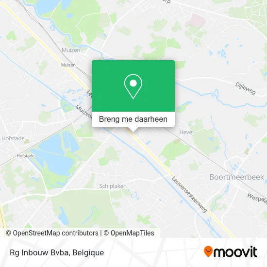 Rg Inbouw Bvba kaart