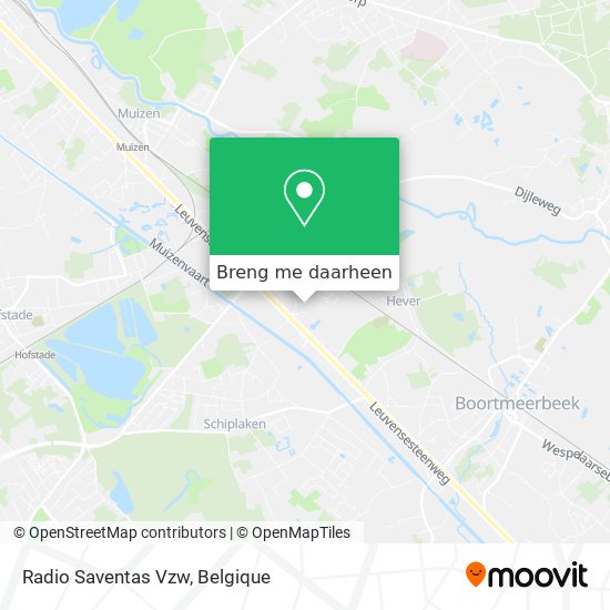 Radio Saventas Vzw kaart