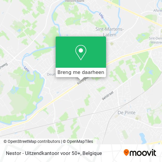 Nestor - Uitzendkantoor voor 50+ kaart