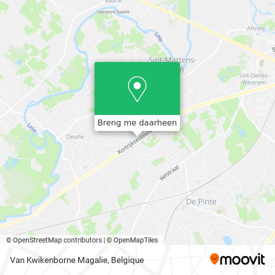 Van Kwikenborne Magalie kaart