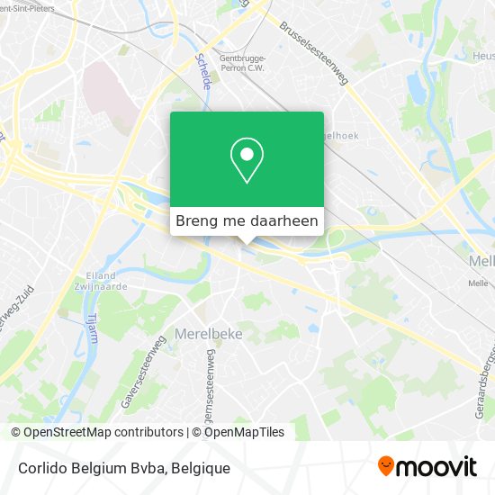 Corlido Belgium Bvba kaart