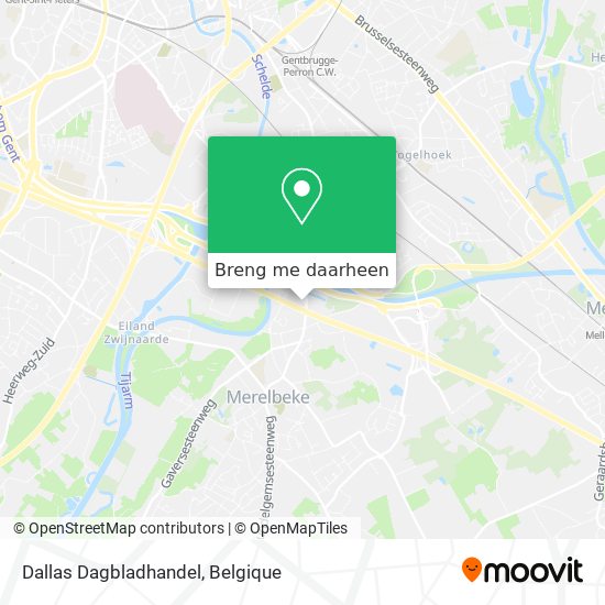 Dallas Dagbladhandel kaart