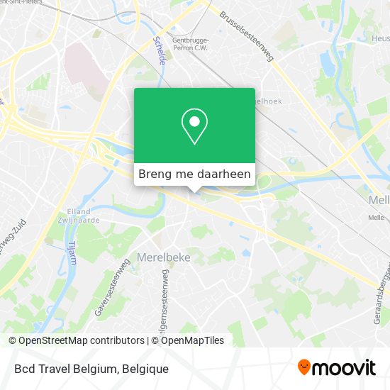 Bcd Travel Belgium kaart