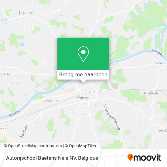 Autorijschool Baetens Nele NV kaart