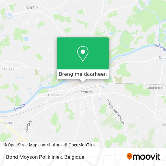 Bond Moyson Polikliniek kaart
