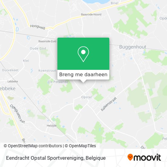 Eendracht Opstal Sportvereniging kaart