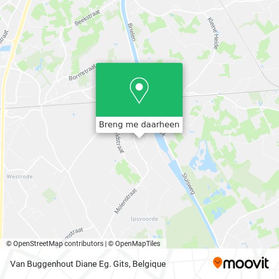 Van Buggenhout Diane Eg. Gits kaart