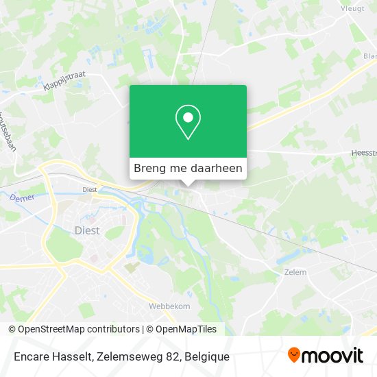 Encare Hasselt, Zelemseweg 82 kaart