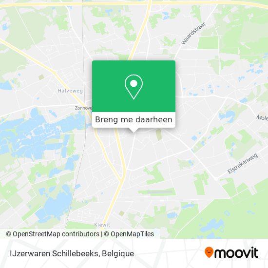 IJzerwaren Schillebeeks kaart