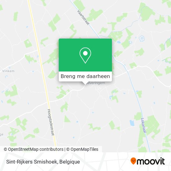 Sint-Rijkers Smishoek kaart