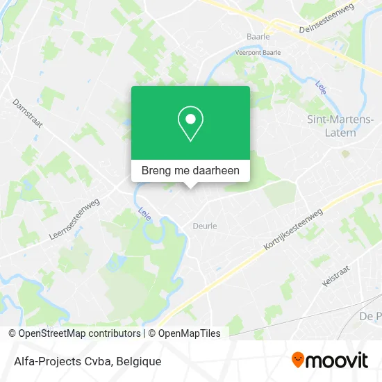 Alfa-Projects Cvba kaart