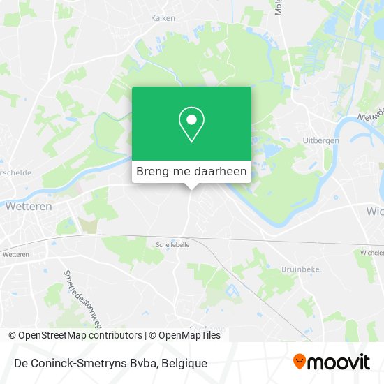 De Coninck-Smetryns Bvba kaart