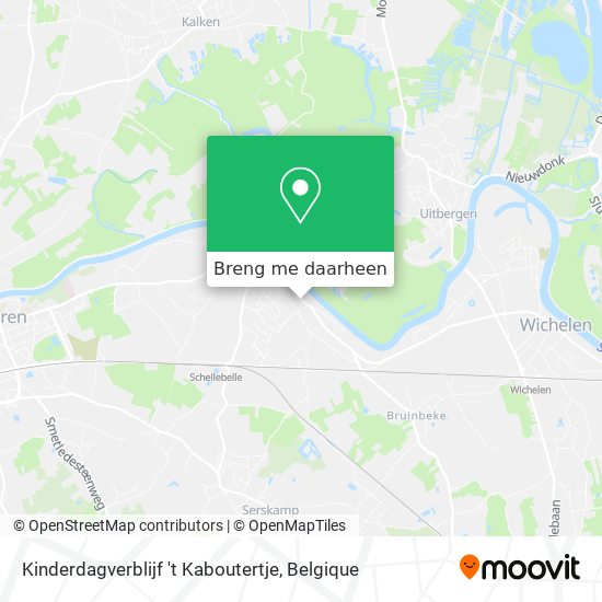 Kinderdagverblijf 't Kaboutertje kaart