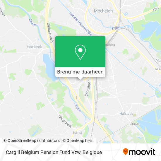 Cargill Belgium Pension Fund Vzw kaart