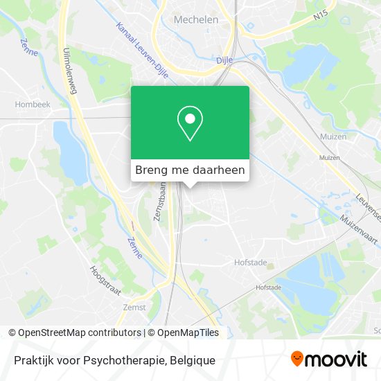 Praktijk voor Psychotherapie kaart