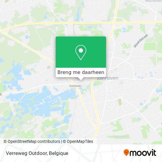 Verreweg Outdoor kaart