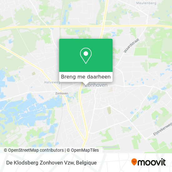 De Klodsberg Zonhoven Vzw kaart