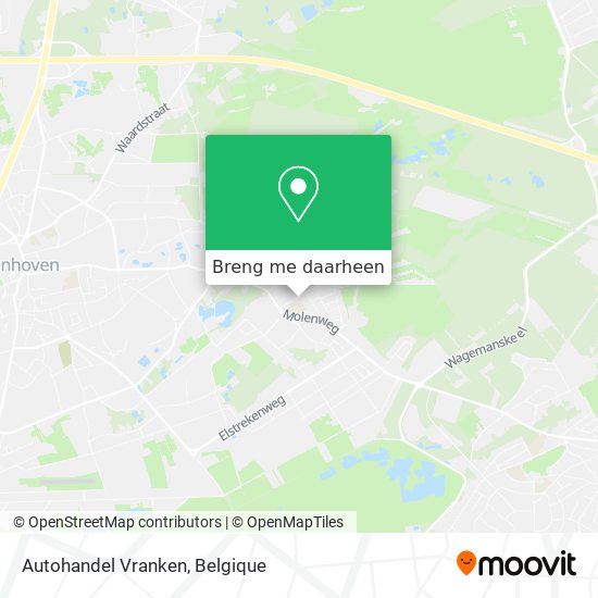 Autohandel Vranken kaart