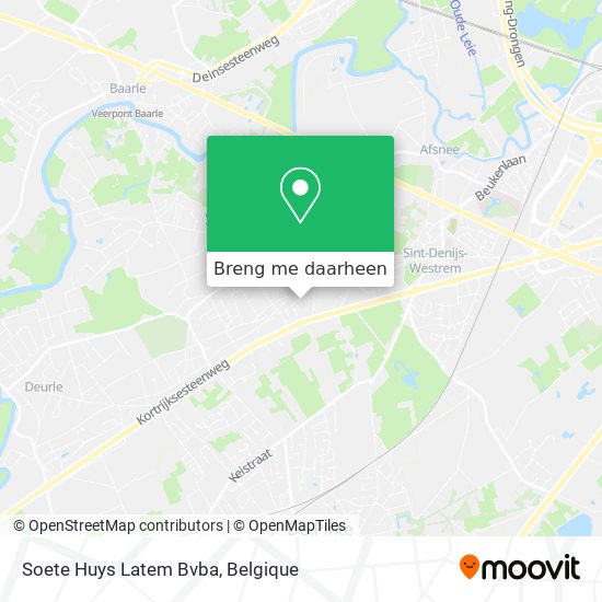 Soete Huys Latem Bvba kaart