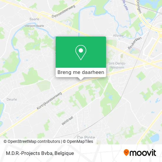 M.D.R.-Projects Bvba kaart