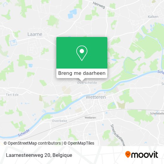 Laarnesteenweg 20 kaart