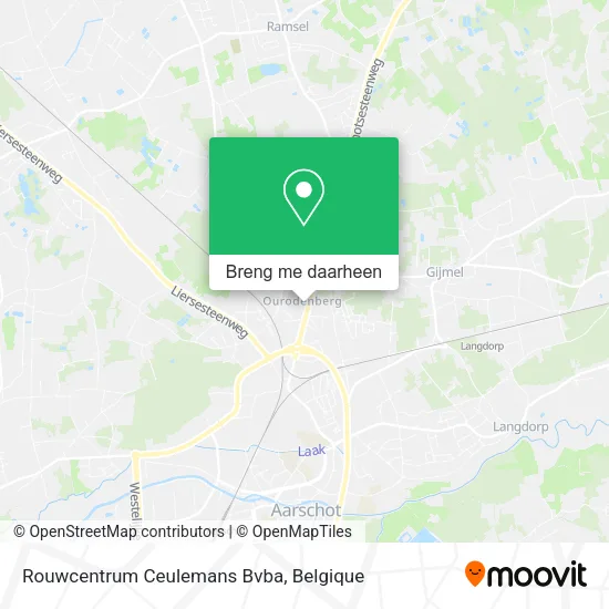 Rouwcentrum Ceulemans Bvba kaart