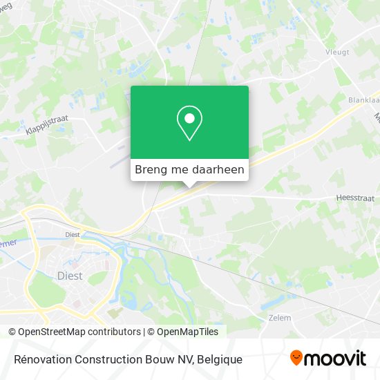 Rénovation Construction Bouw NV kaart