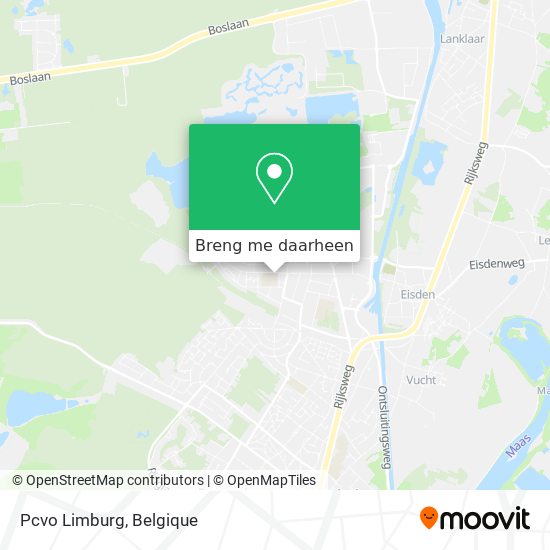 Pcvo Limburg kaart
