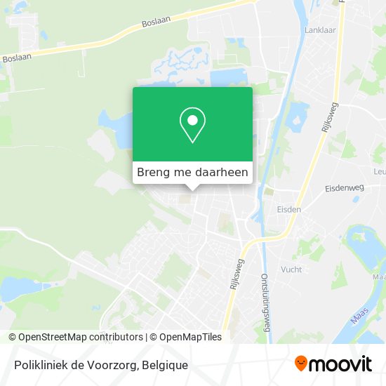 Polikliniek de Voorzorg kaart