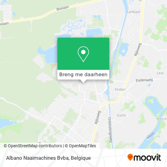 Albano Naaimachines Bvba kaart