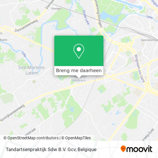 Tandartsenpraktijk Sdw B.V. Gcv kaart