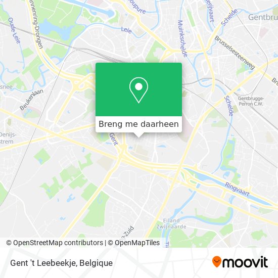 Gent 't Leebeekje kaart