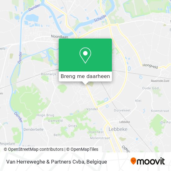 Van Herreweghe & Partners Cvba kaart