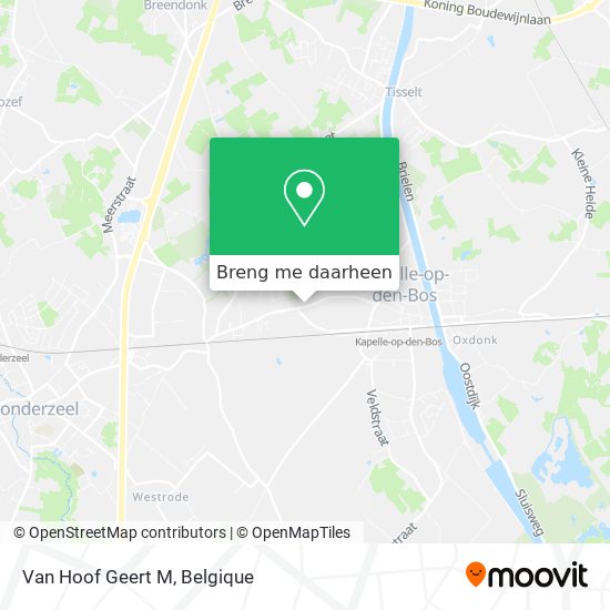 Van Hoof Geert M kaart