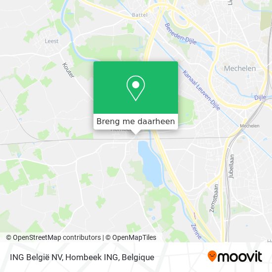ING België NV, Hombeek ING kaart