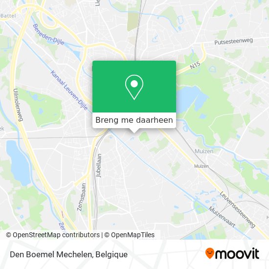 Den Boemel Mechelen kaart