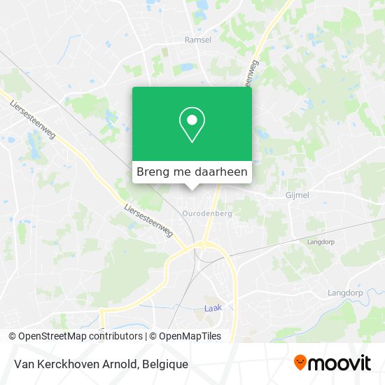 Van Kerckhoven Arnold kaart